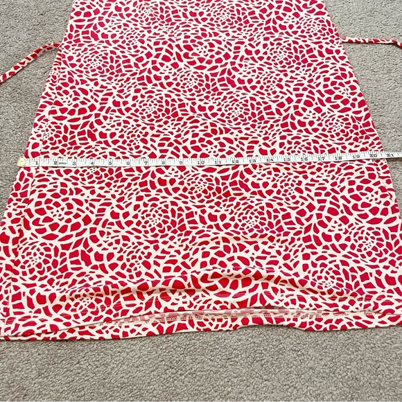 Ann Taylor LOFT Red and Off-White Dress Size Small - Picture 12 of 13